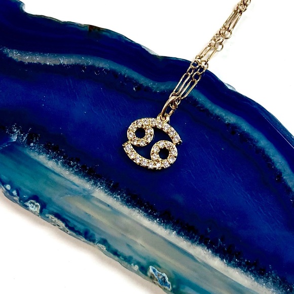 Cancer Necklace, Constellation, Zodiac, Astrology - Picture 4 of 7
